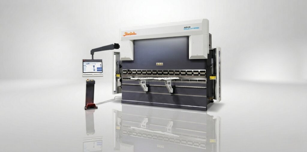 Baykal APHS-C Mild Hybrid Abkantpresse – energiesparende CNC-Gesenkbiegepresse mit Hybridantrieb