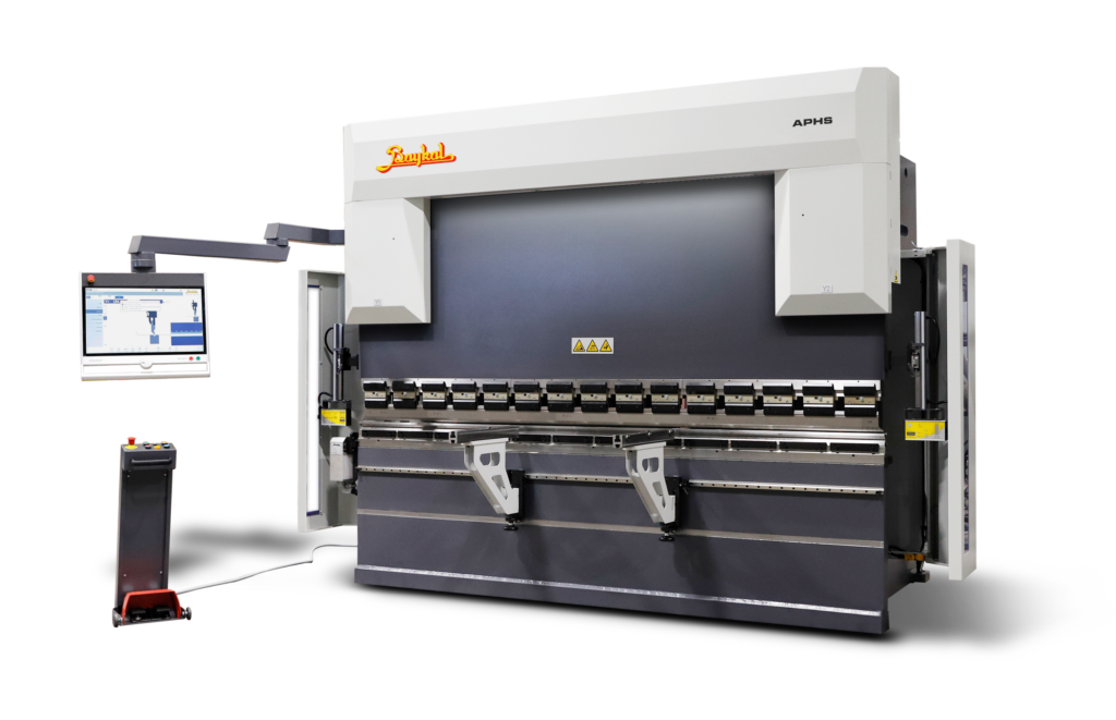 Baykal APHS-C Abkantpresse mit geschweißtem Monoblock-Stahlrahmen für Blechbearbeitung bis 6.100 mm und 600 Tonne